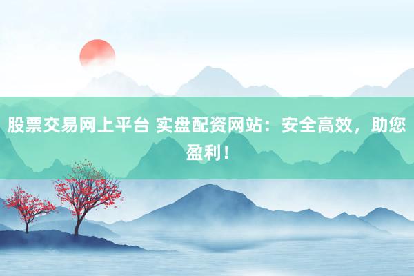 股票交易网上平台 实盘配资网站：安全高效，助您盈利！