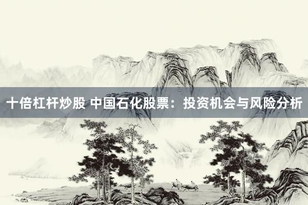 十倍杠杆炒股 中国石化股票:投资机会与风险分析