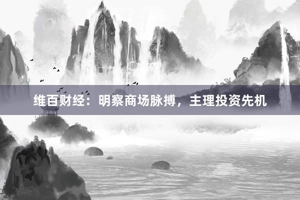 维百财经:明察商场脉搏,主理投资先机
